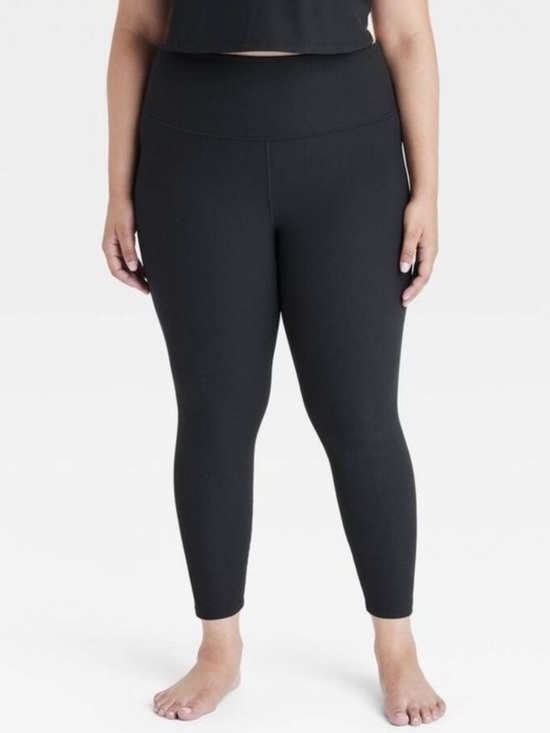 all in motion Pants - Women’s Black High-Waist 7/8 Active Leggings